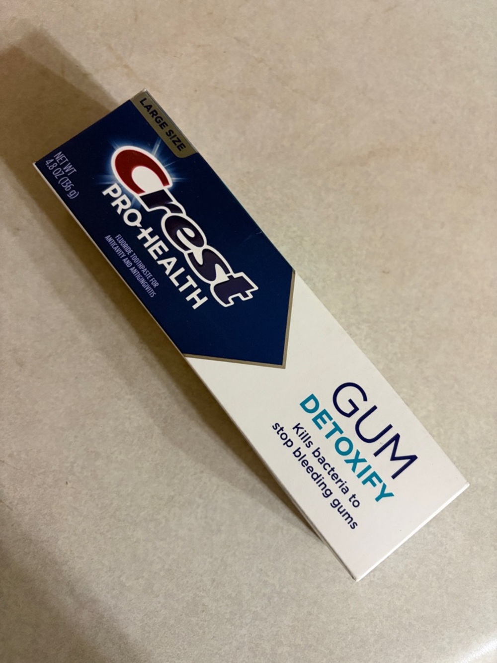 Crest Pro-Health Gum Detoxify Toothpaste – Net Wt 4.8 oz